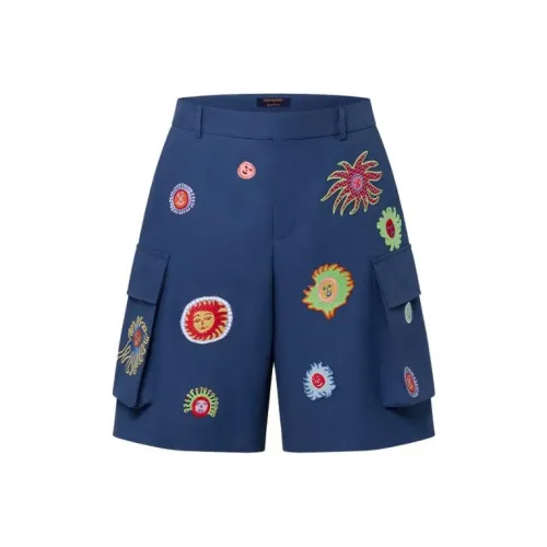 LOUIS VUITTON x Yayoi Kusama SS23 Карго Шорты Мужские Синие