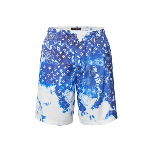 LOUIS VUITTON Повседневные шорты Мужские Синие
