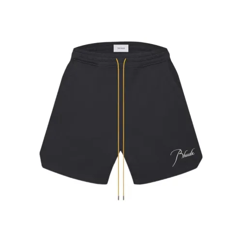 RHUDE Черные Мужские Повседневные Шорты