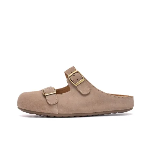 Martniel Резиновая подошва Нижняя юбка Резистентные Домашние тапочки Женские Абрикос