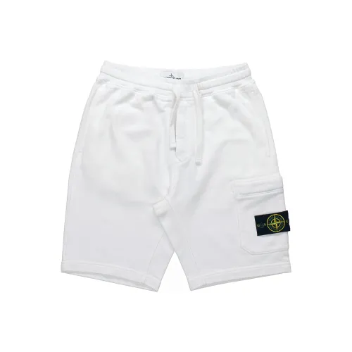 Stone Island Белые Мужские Повседневные Шорты
