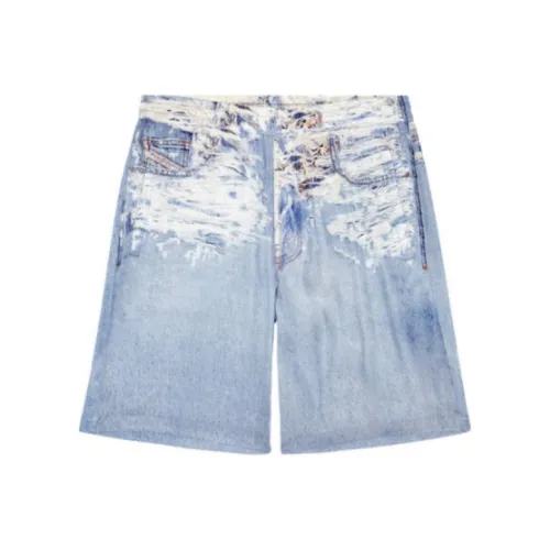 DIESEL Blue Men's Denim Shorts DIESEL Синие Мужские Джинсовые Шорты