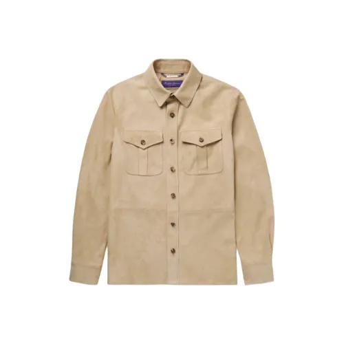 Ralph Lauren Purple Label Бежевый Мужской Кожаные куртки
