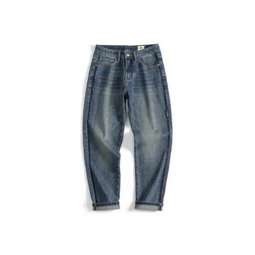 JUCY JUDY Джинсы Унисекс Винтаж Синий