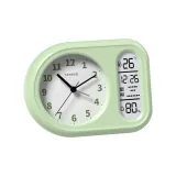 Травяной зеленый [Fang Юань Будильник] Температура и влажность Календарь