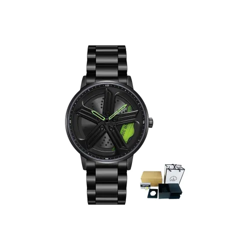 Sanda Wheel Collection Кварцевый механизм Стальной ремешок Часы Мужские Часы с открытым механизмом