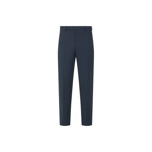 Ermenegildo Zegna Темно-синие мужские костюмные брюки