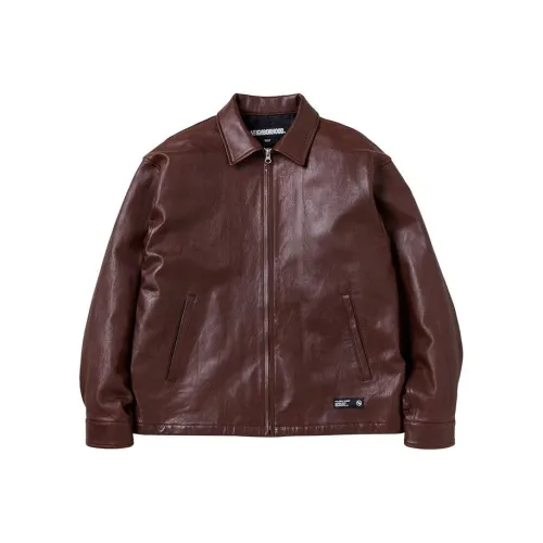 NEIGHBORHOOD Кожа Куртка Унисекс Коричневый