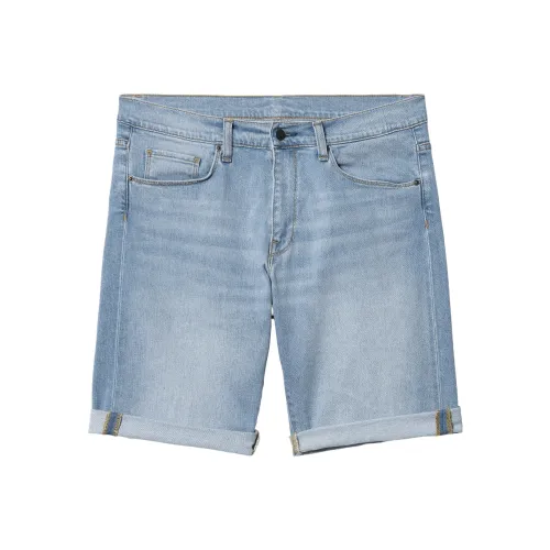 Carhartt WIP Collaboration Синие Унисекс Джинсовые шорты