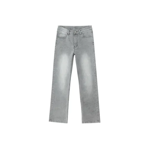VESIBO Джинсы Унисекс Бетон Серый