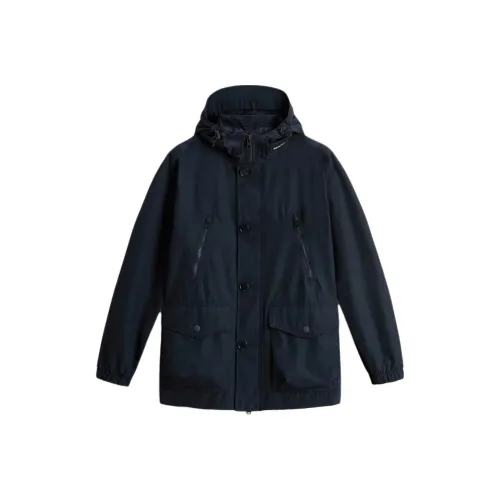 WOOLRICH Melton Синий Мужской Парки