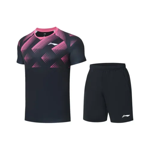 Подкладка Badminton series Бадминтон Джерси Набор Унисекс Черный