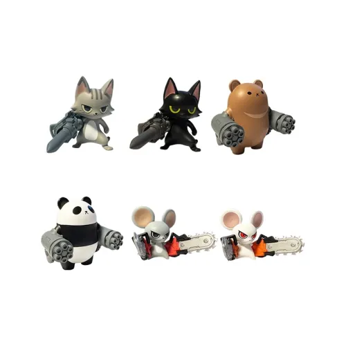 Threezero Животные Weapons Animals First EDITION Слепые коробки Один Mystery Коробка Целая коробка 6 шт