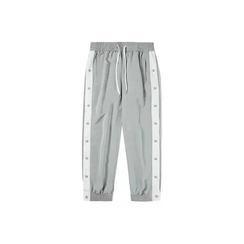 HLA JEANS Light Gray Splicing 06 Мужские Повседневные Штаны