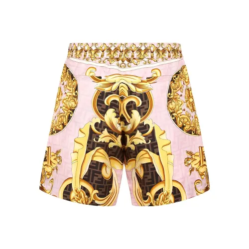 FENDI X VERSACE FENDI X VERSACE SS22 Повседневные шорты Мужской Многоцветный