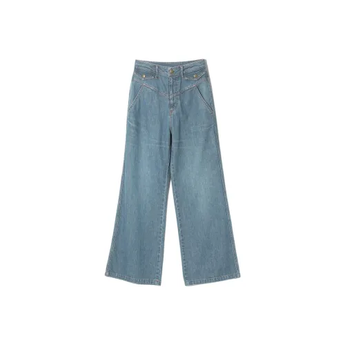 Needles Синие Унисекс Джинсы