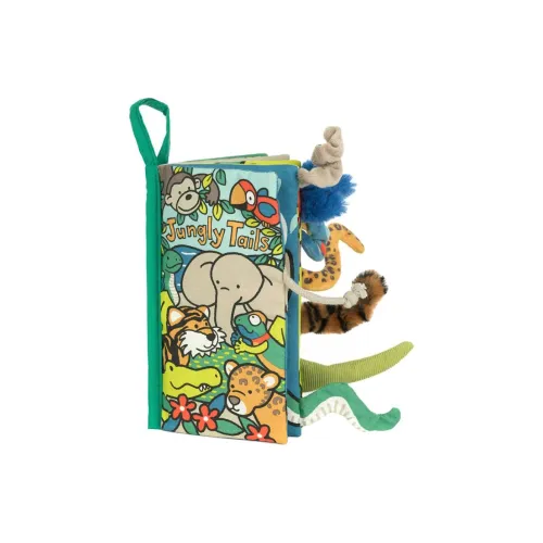 JELLYCAT Джунгли Ласточкин хвост Фланель Книга Comfort Ткань Развивающие игрушки