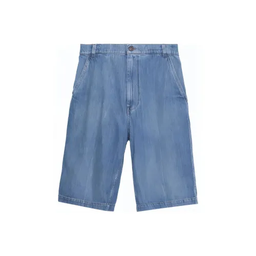 GUCCI Blue Men's Denim Shorts GUCCI Синие мужские джинсовые шорты