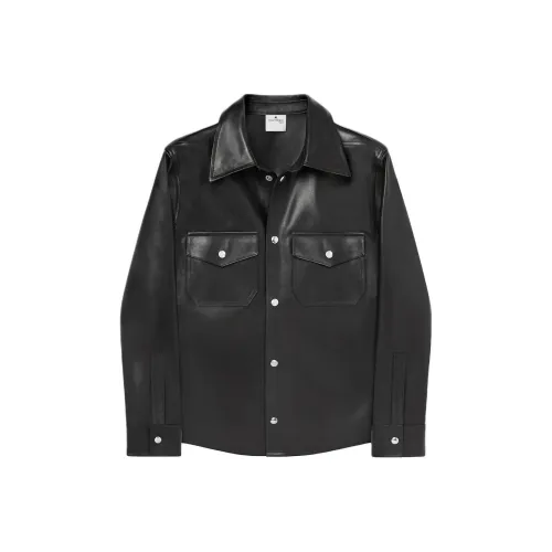 COURREGES Кожа Куртка Мужская Черная