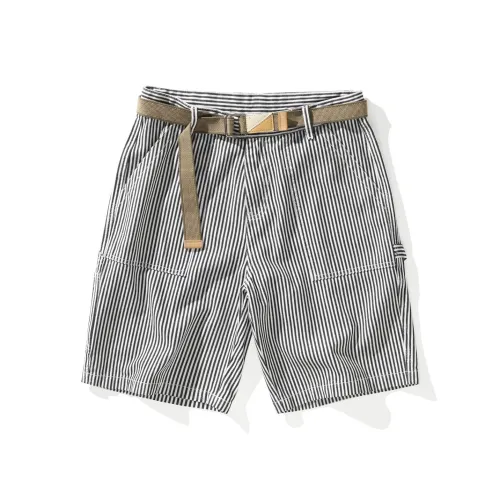 GTRG Шорты Унисекс Черный Белый Полосы