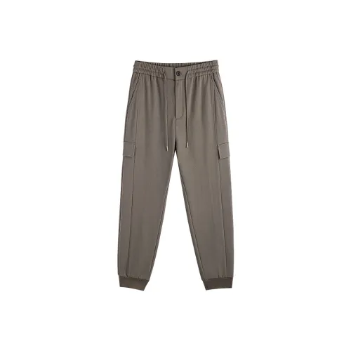 GXG Повседневные брюки Мужские Серый Зеленый