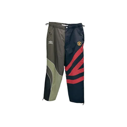 Umbro x Children of the Discordance совместная линейка FW24 Повседневные штаны Унисекс Зеленый Серый Красный Черный
