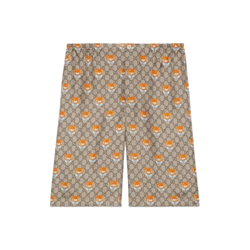 GUCCI Коричневые Мужские Повседневные Шорты