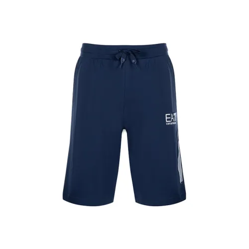 EMPORIO ARMANI EA7 Повседневные шорты Мужские Синие