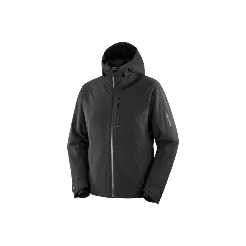 SALOMON Черный Мужской Пуховик