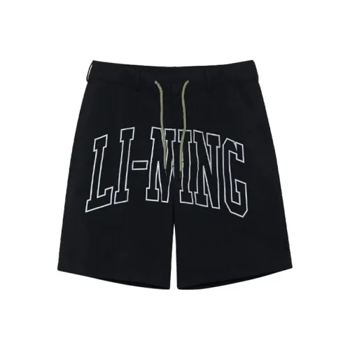 LINING Sports Fashion Collection Черные Мужские Повседневные Шорты