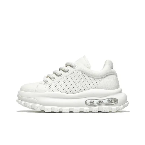 MOERBAI Marshmallow Дышащий Увеличение Высоты Низкий Топ Повседневный Мужской