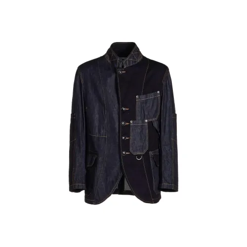 Yohji Yamamoto S'YTE Синий Унисекс Куртки