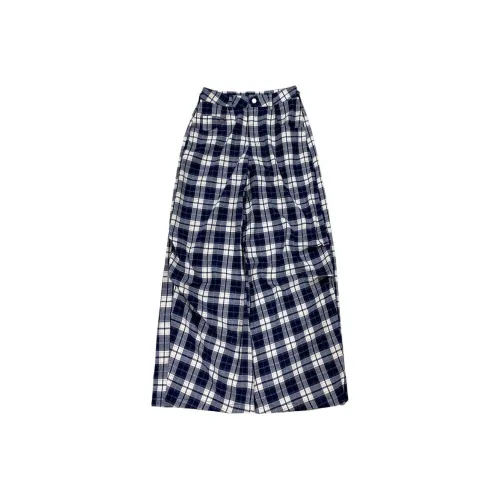 KODAKBLACK KBLC Повседневные брюки Унисекс Темно-синий Клетка