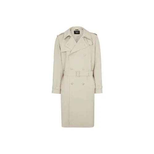 FENDI SS25 Тренчкот Мужской Бежевый