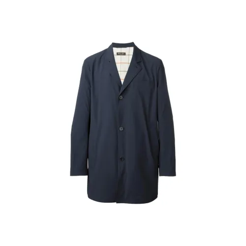 Loro Piana SS25 Тренчкот Мужской Синий