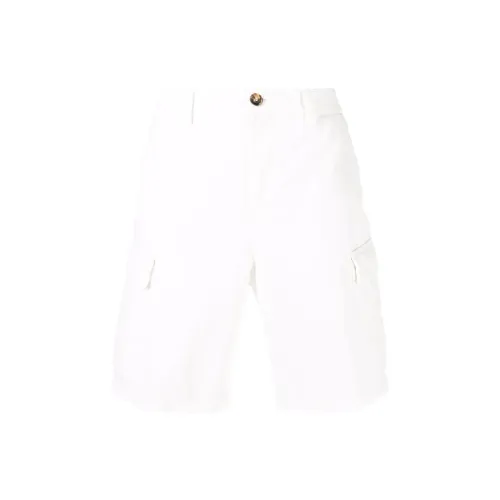 BRUNELLO CUCINELLI Белые Мужские Повседневные Шорты