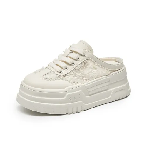 KEJIANNI Антизапахивающий устойчивый к истиранию домашние тапочки женские белые