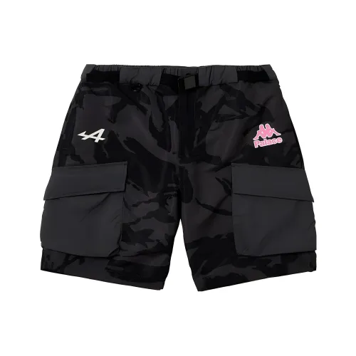 Дворцовый KAPPA X F1 Co Фирменный черный Унисекс Шорты карго