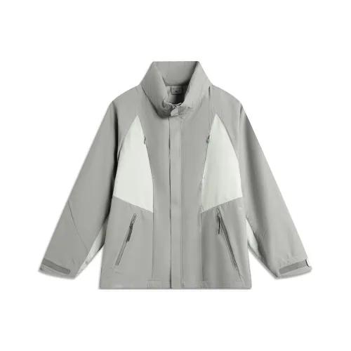 LINING Sports Life Collection Серый Зеленый Мужской Тренч