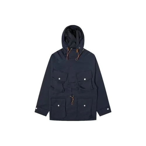 NIGEL CABOURN PARKA Пальто Мужское Черное Морской Синий