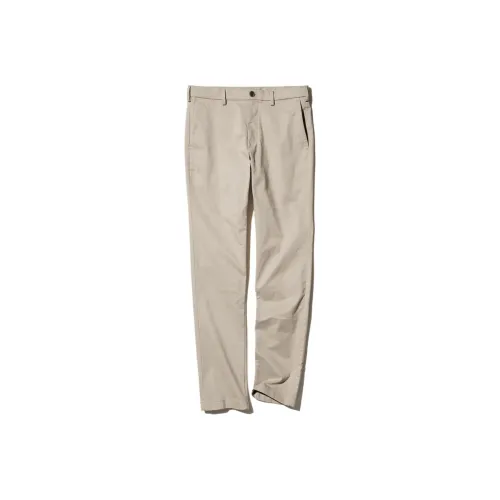 UNIQLO Повседневные брюки Мужские Темно-бежевые