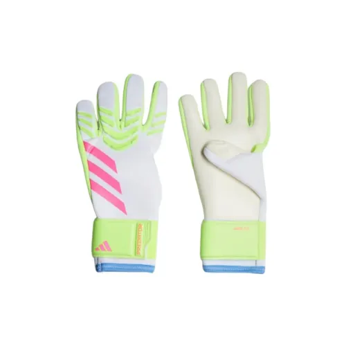 Adidas Переработанный полиэстер полиуретан латекс спортивная перчатка для рук унисекс белый