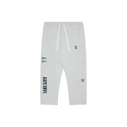 AAPE Белый WH2 Мужские Повседневные Штаны