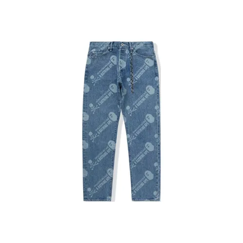 A BATHING APE Blue Men's Jeans A BATHING APE Синий Мужские Джинсы