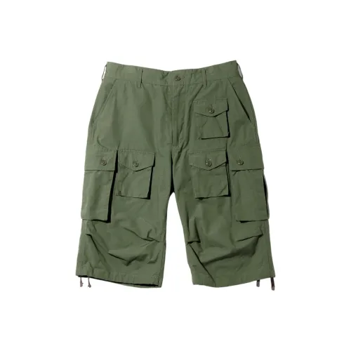Needles Карго Шорты Мужские Зеленые