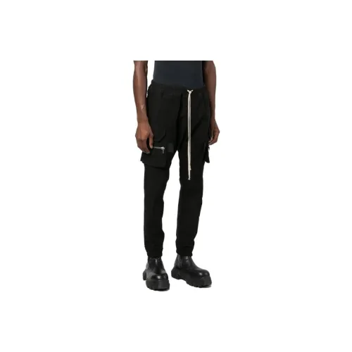 RICK OWENS совместный бренд Черные Мужские Повседневные Штаны