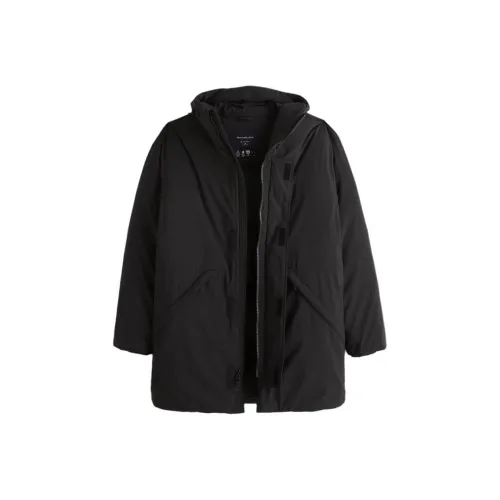 Abercrombie＆Fitch PARKA Пальто Мужское Черное