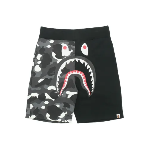A BATHING APE Shark Series Повседневные шорты Унисекс Черный