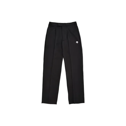 DESCENTE Вязаные тренировочные брюки мужские черные