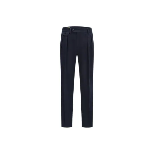 LARDINI Темно-синие мужские брюки для костюма